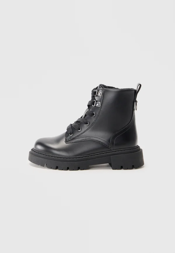 UNISEX - Schnürstiefel - black