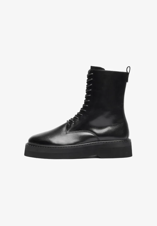 UNISEX - Schnürstiefelette - black