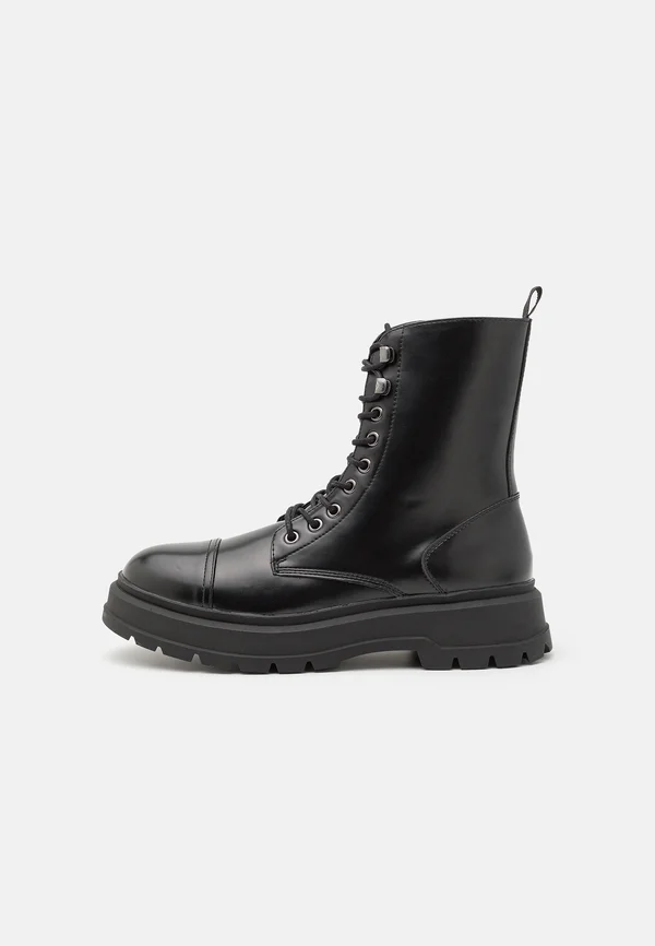 UNISEX - Schnürstiefelette - black