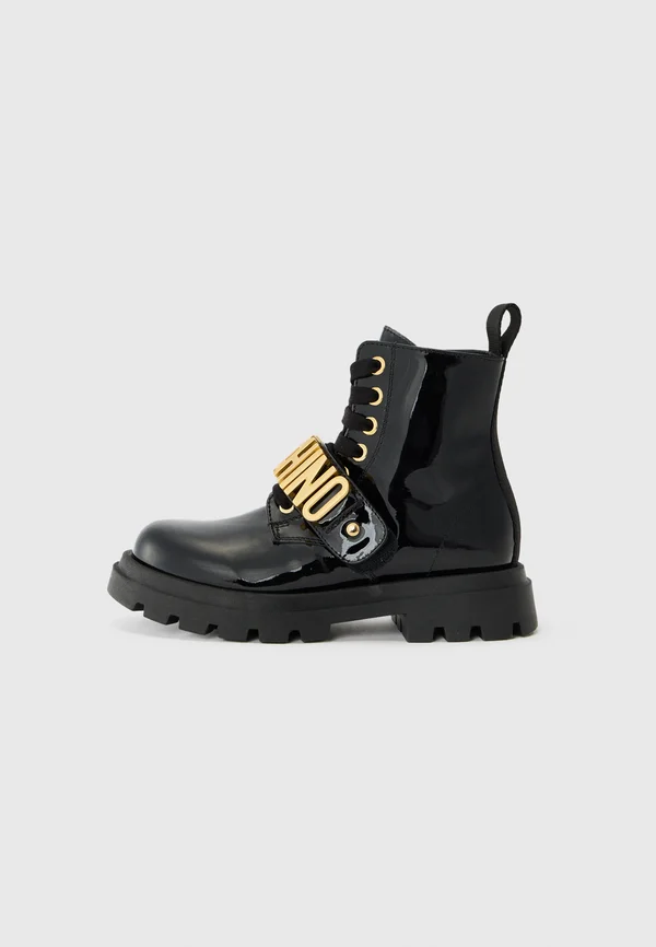 UNISEX - Schnürstiefelette - black/gold-coloured