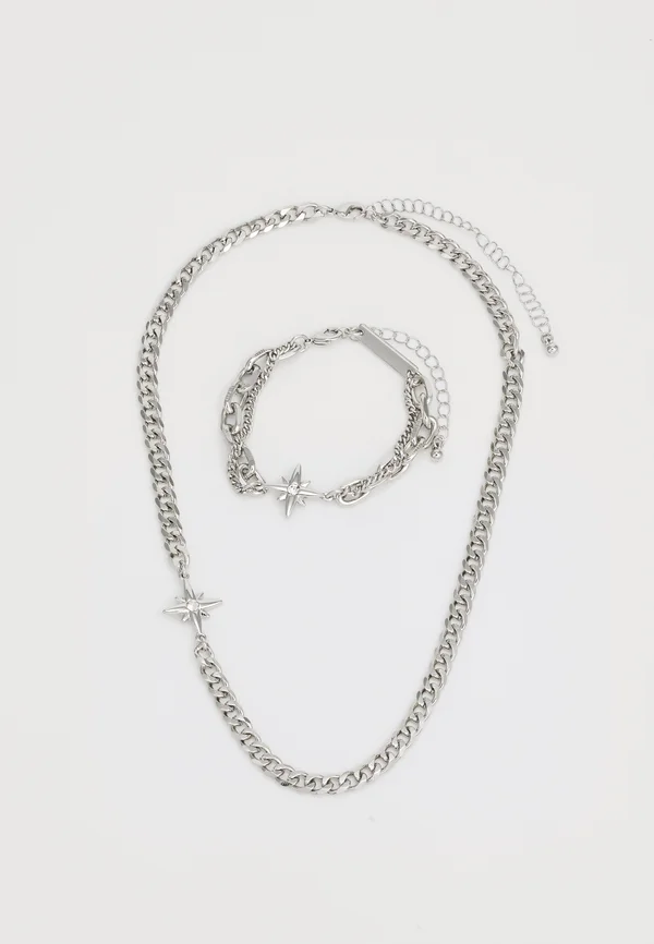 UNISEX SET - Armband - silver-coloured