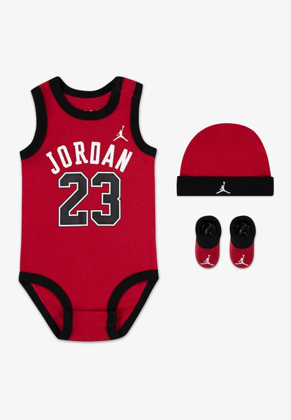 UNISEX SET - Geschenk zur Geburt - gym red