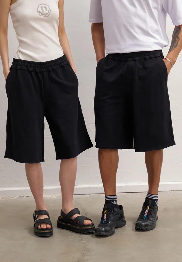 UNISEX - Shorts - black