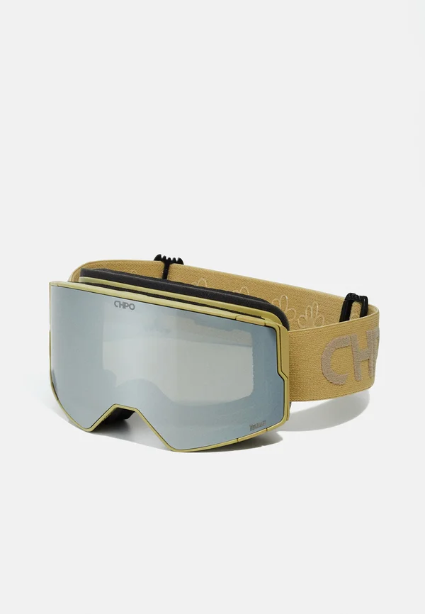 UNISEX - Skibrille - sand/silver mirror