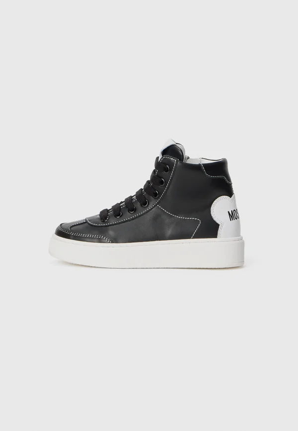 UNISEX - Sneaker high - black/white
