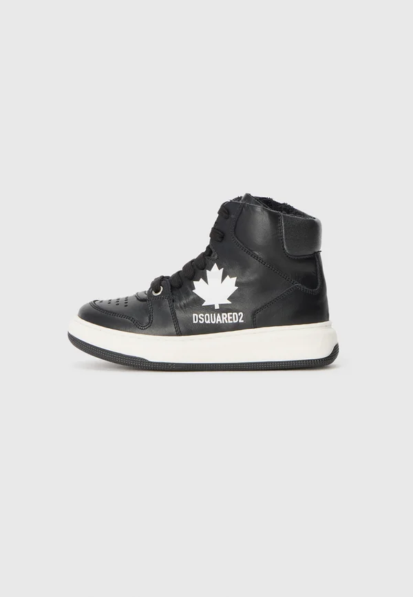 UNISEX - Sneaker high - black/white