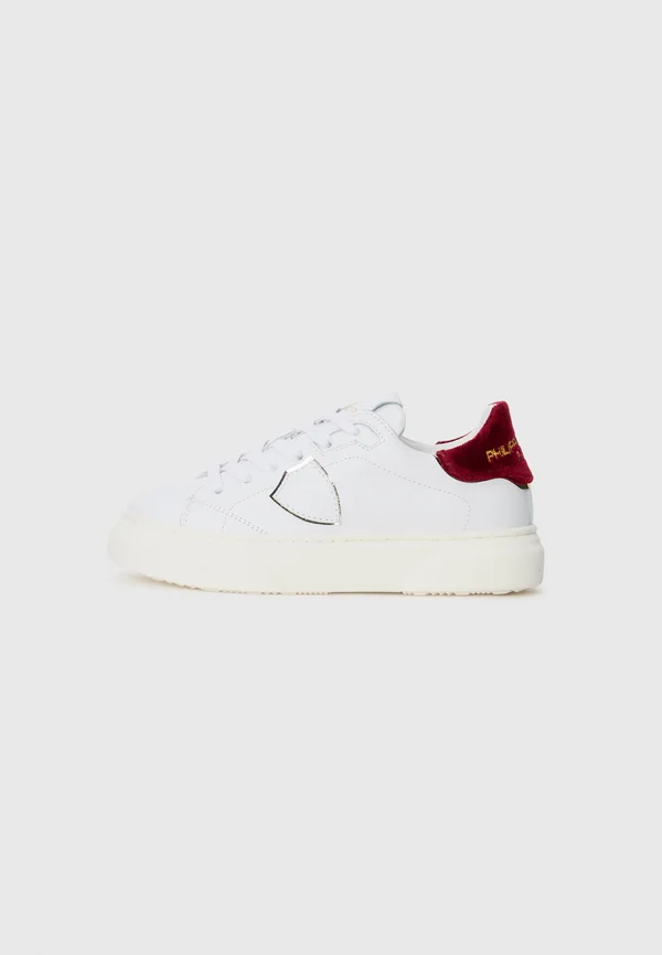 UNISEX - Sneaker low - white/dark red/gold-coloured