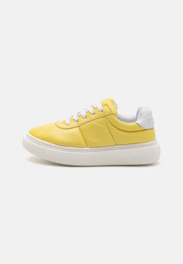 UNISEX - Sneaker low - yellow/white