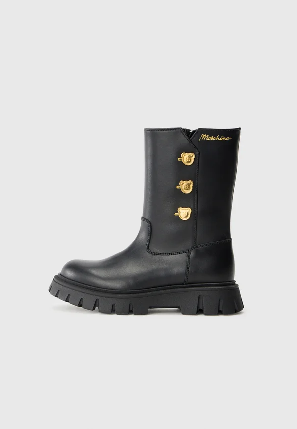 UNISEX - Stiefel - black/gold-coloured