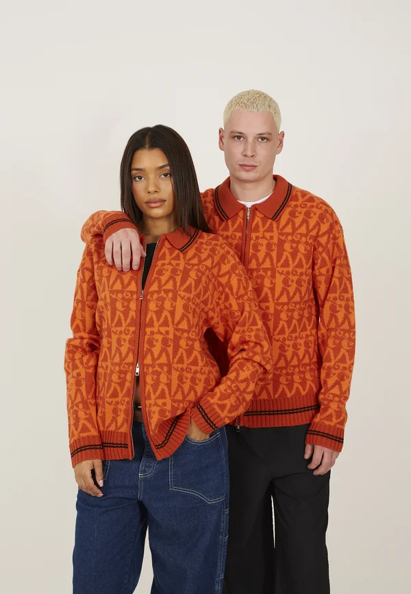 UNISEX - Strickjacke - burnt orange