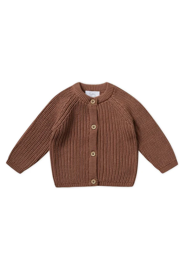 UNISEX - Strickjacke - chocolate