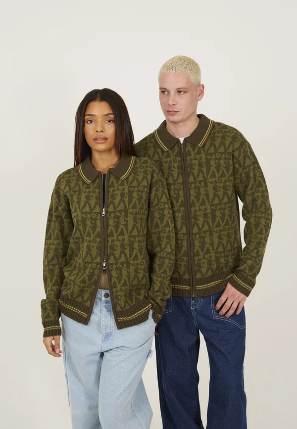 UNISEX - Strickjacke - sea kelp