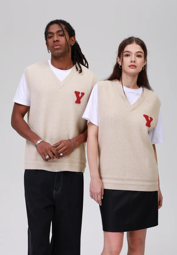 UNISEX - Strickpullover - beige