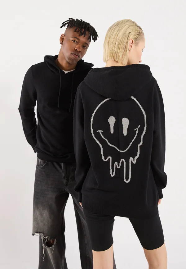 UNISEX - Strickpullover - black