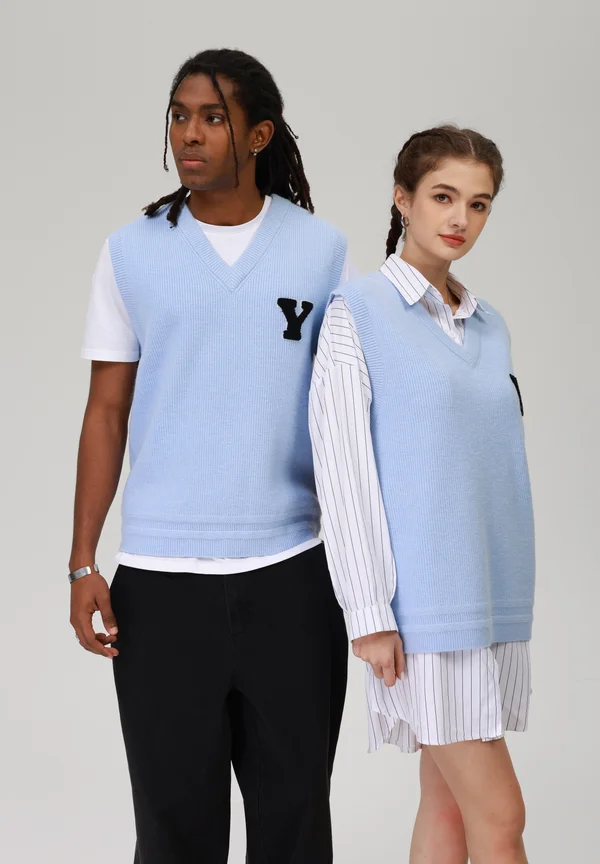 UNISEX - Strickpullover - blue grey
