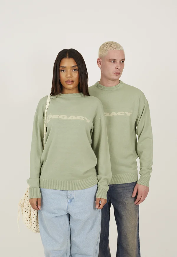 UNISEX - Strickpullover - light khaki