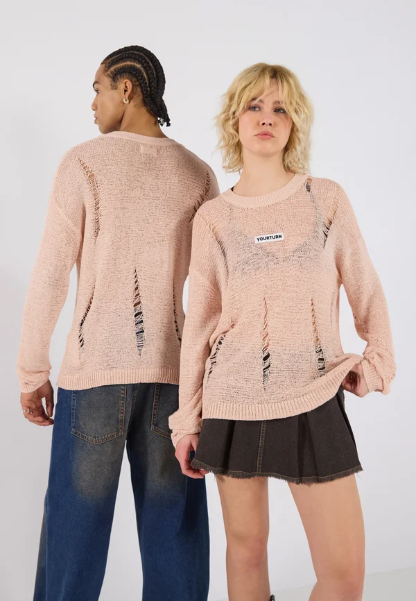 UNISEX - Strickpullover - rose