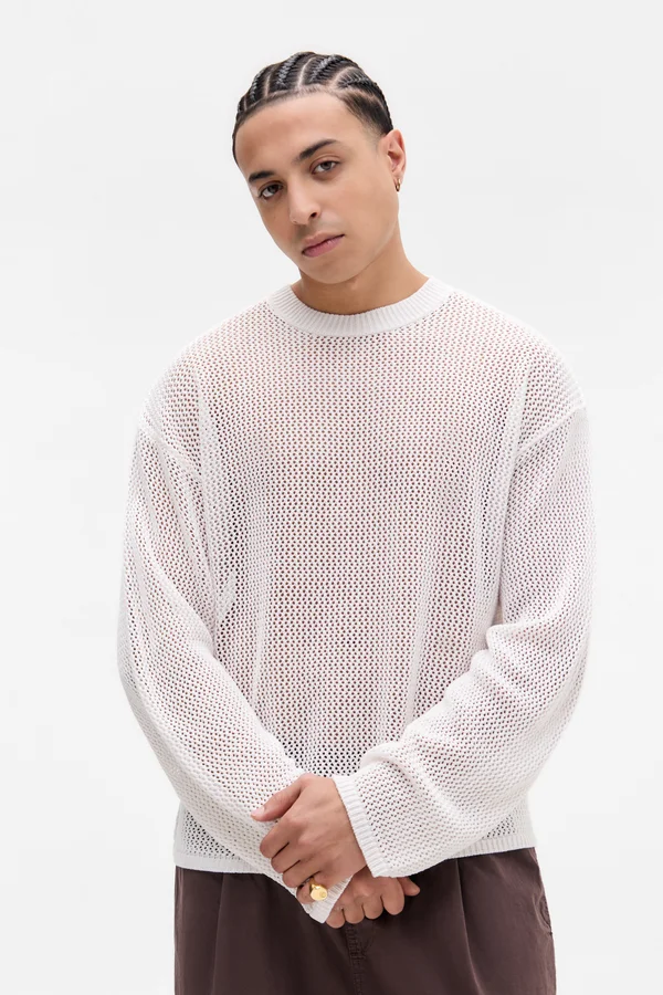 UNISEX - Strickpullover - white