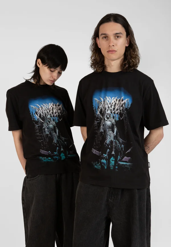 UNISEX - T-Shirt print - faded black