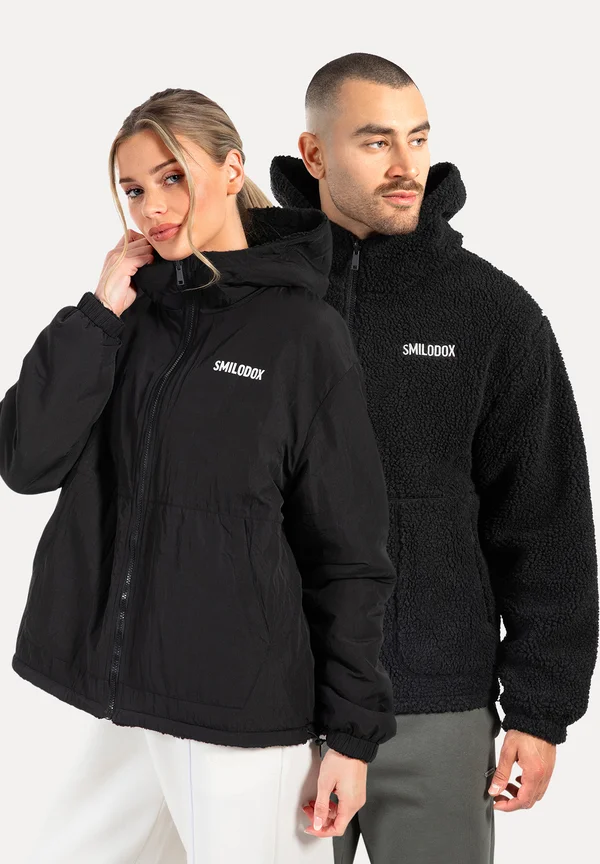 UNISEX TEDDY REVERSIBLE ELIOR - Winterjacke - schwarz