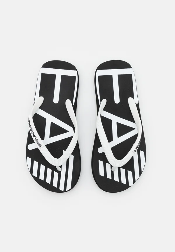 UNISEX - Zehentrenner - black/white