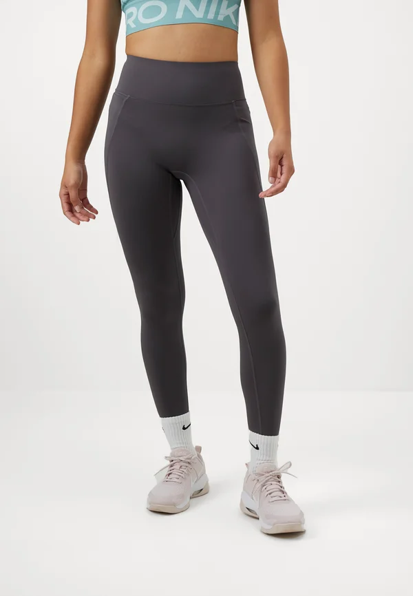 UNIVERSA SEAMLESS FRONT - Tights - thunder grey thunder grey dark shadow