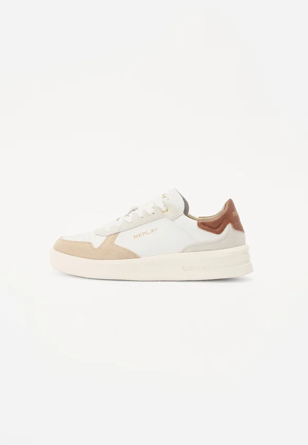 UNIVERSITY COURT - Sneaker low - white/beige