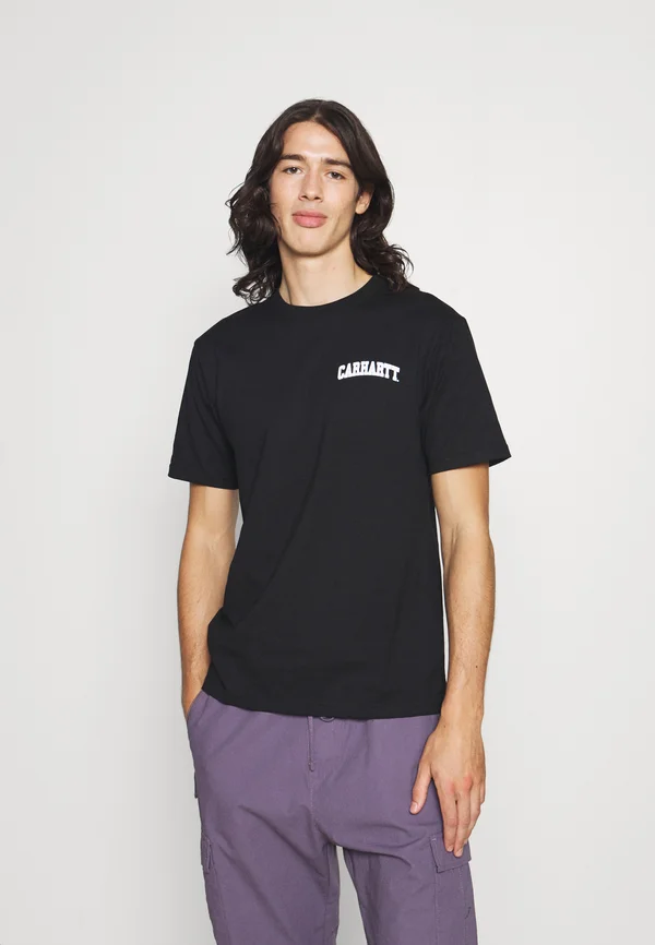 UNIVERSITY SCRIPT - T-Shirt print - black/white