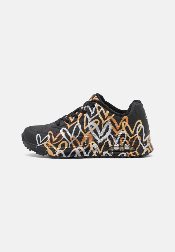 UNO - Sneaker low - black/multi-coloured metallic