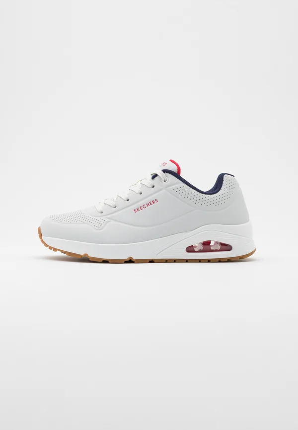 UNO - Sneaker low - white/navy/red