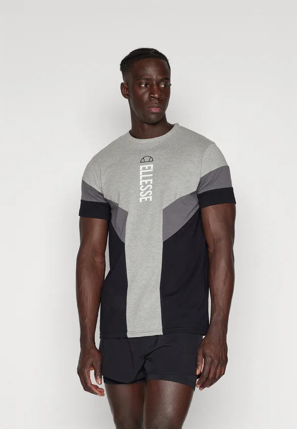 UNSOLA  - T-Shirt print - grey marl