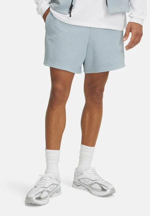 UNSTOPPABLE FLEECE GRID - Kurze Sporthose - harbor blue