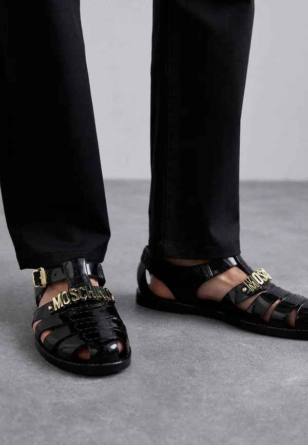 UOMO - Riemensandalette - nero