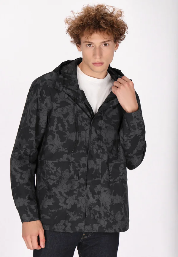 urban rain - Outdoorjacke - dunkelgrau schwarz camouflage