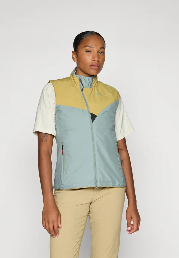 URD LIGHT VEST - Weste - faded green/dark straw