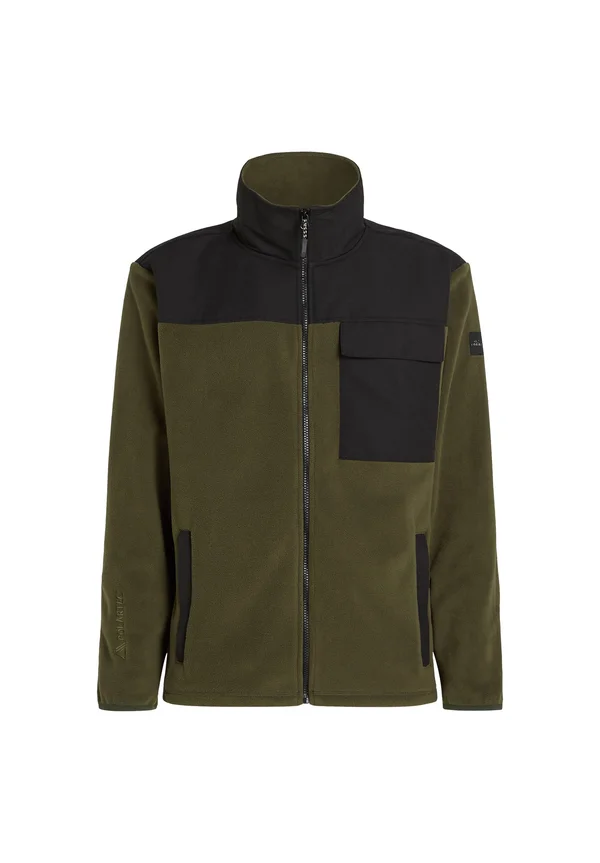 UTILITY FULL  - Fleecejacke - forest night colour block