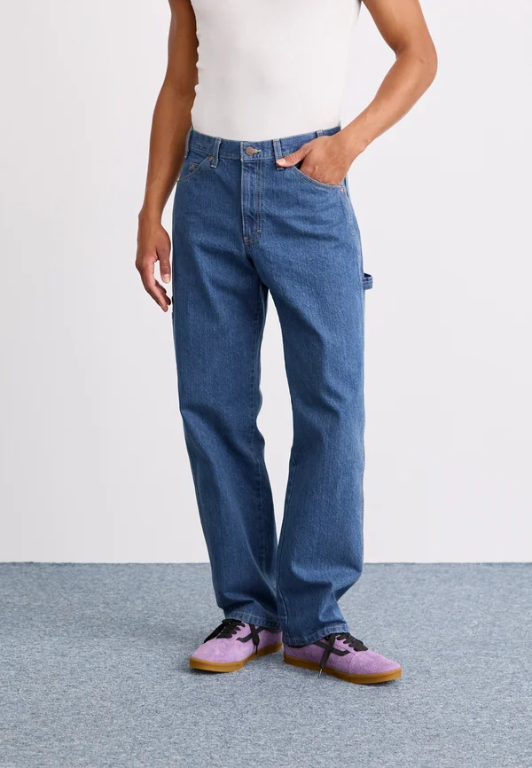 UTILITY - Jeans Relaxed Fit - stonewashed indigo blue