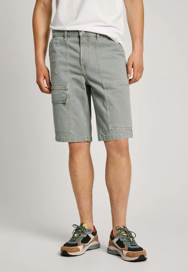 UTILITY - Jeans Shorts - palm green
