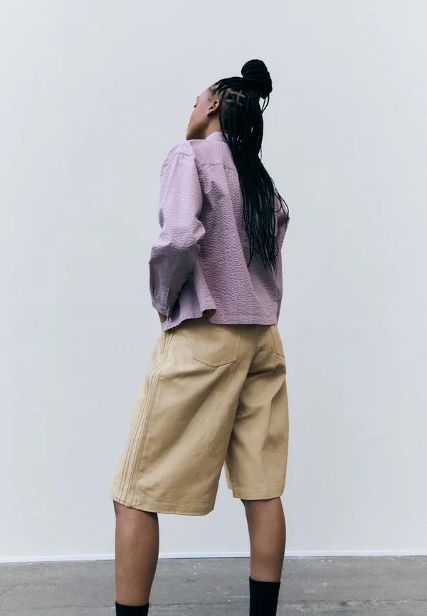 UTILITY JORT - Shorts - stone khaki
