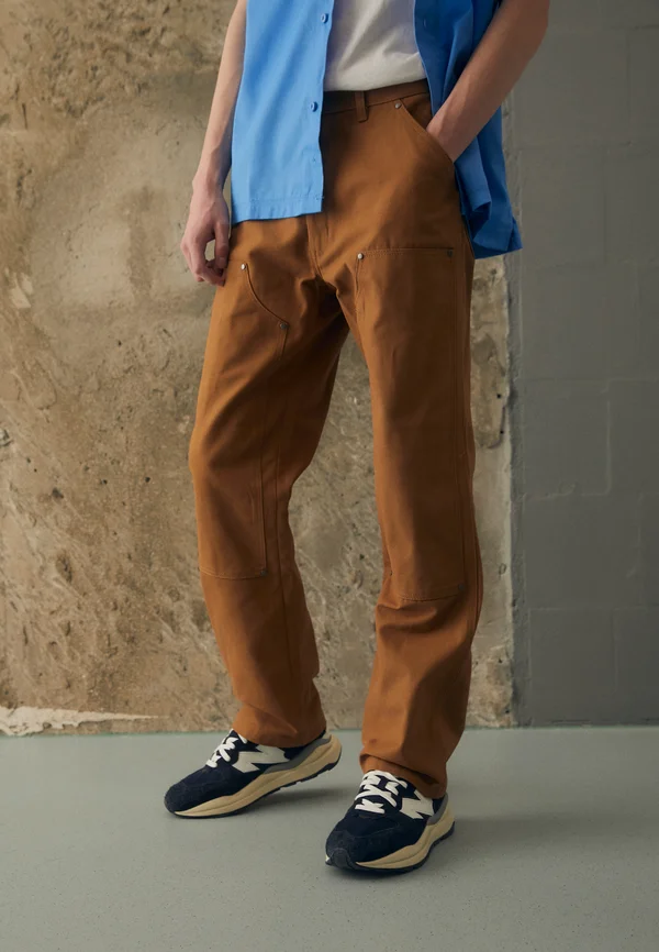 UTILITY PANT - Stoffhose - brown duck