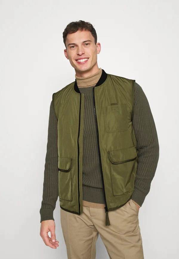 UTILITY VEST - Weste - dry greyish olive