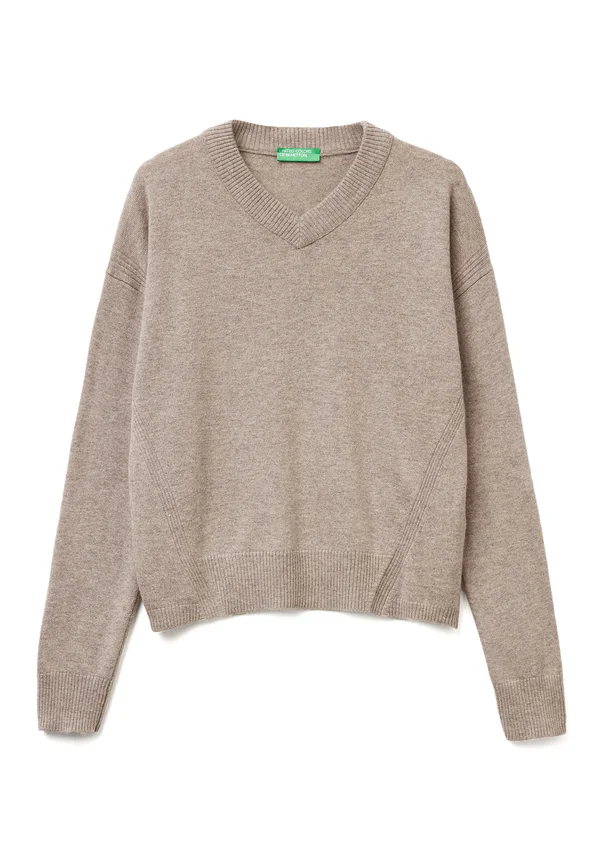 V-NECK - Strickpullover - brown