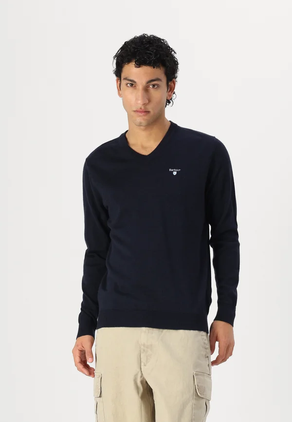 V-NECK - Strickpullover - navy