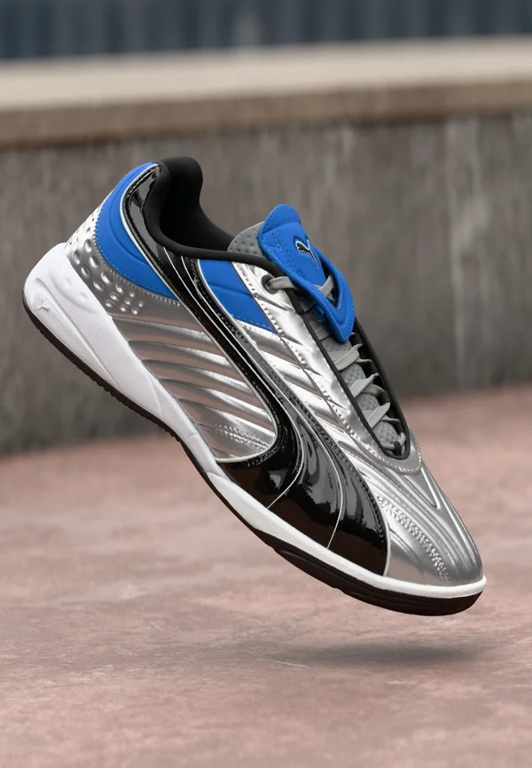 V1PER GOALGETTER UNISEX - Sneaker low - silver-coloured/blue