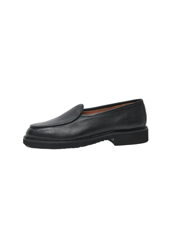 VALENCIA - Slipper - full grain black leather
