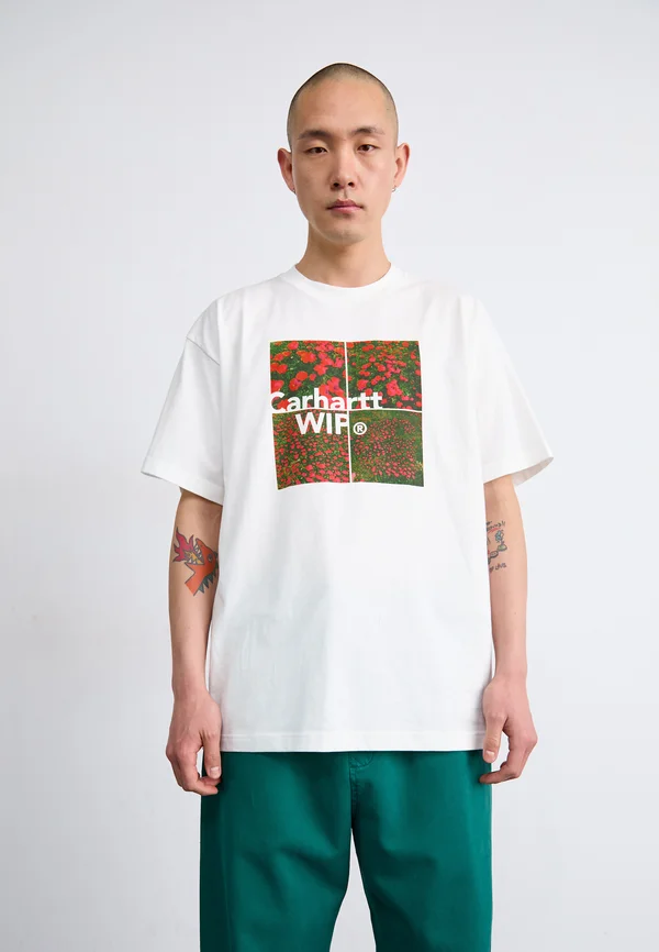 VALLEY - T-Shirt print - white