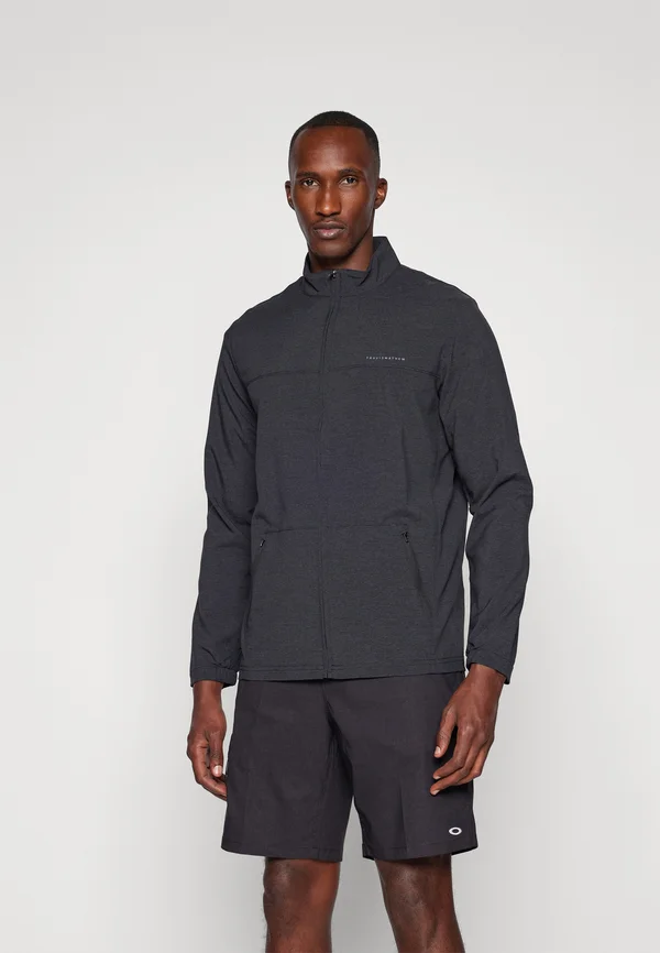 VALLEY VIEW - Trainingsjacke - heather black