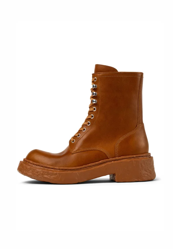 VAMONOS - Schnürstiefelette - mittelbraun
