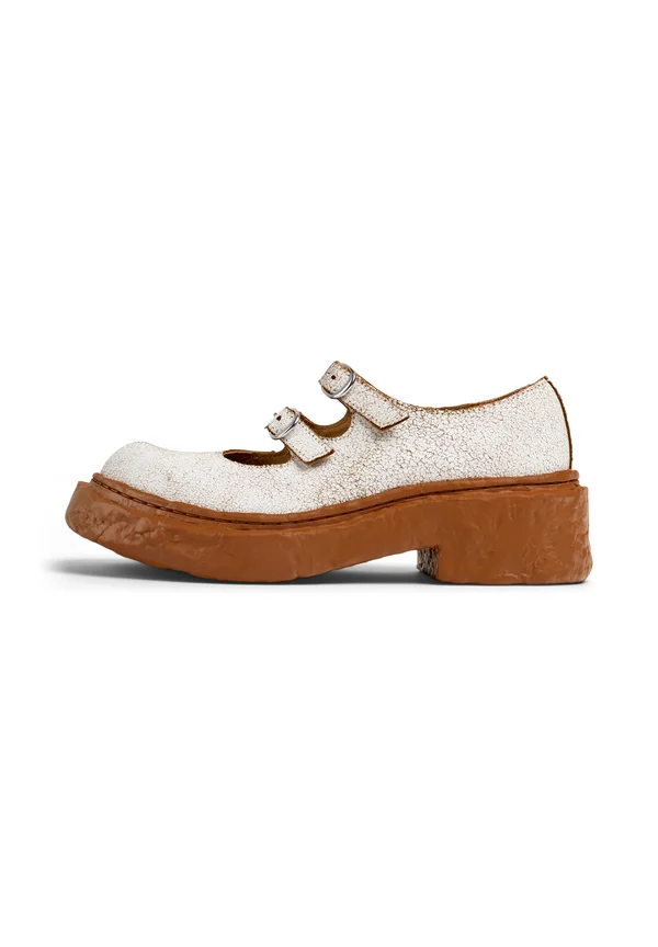 VAMONOS - Slipper - weiß natural