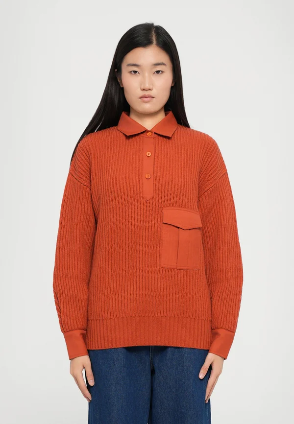 VANDA - Strickpullover - ruggine